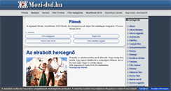 Desktop Screenshot of mozi-dvd.hu